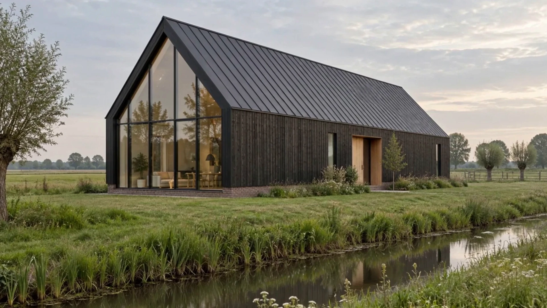 The barn house